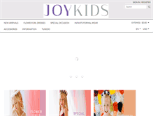 Tablet Screenshot of joykidsusa.com